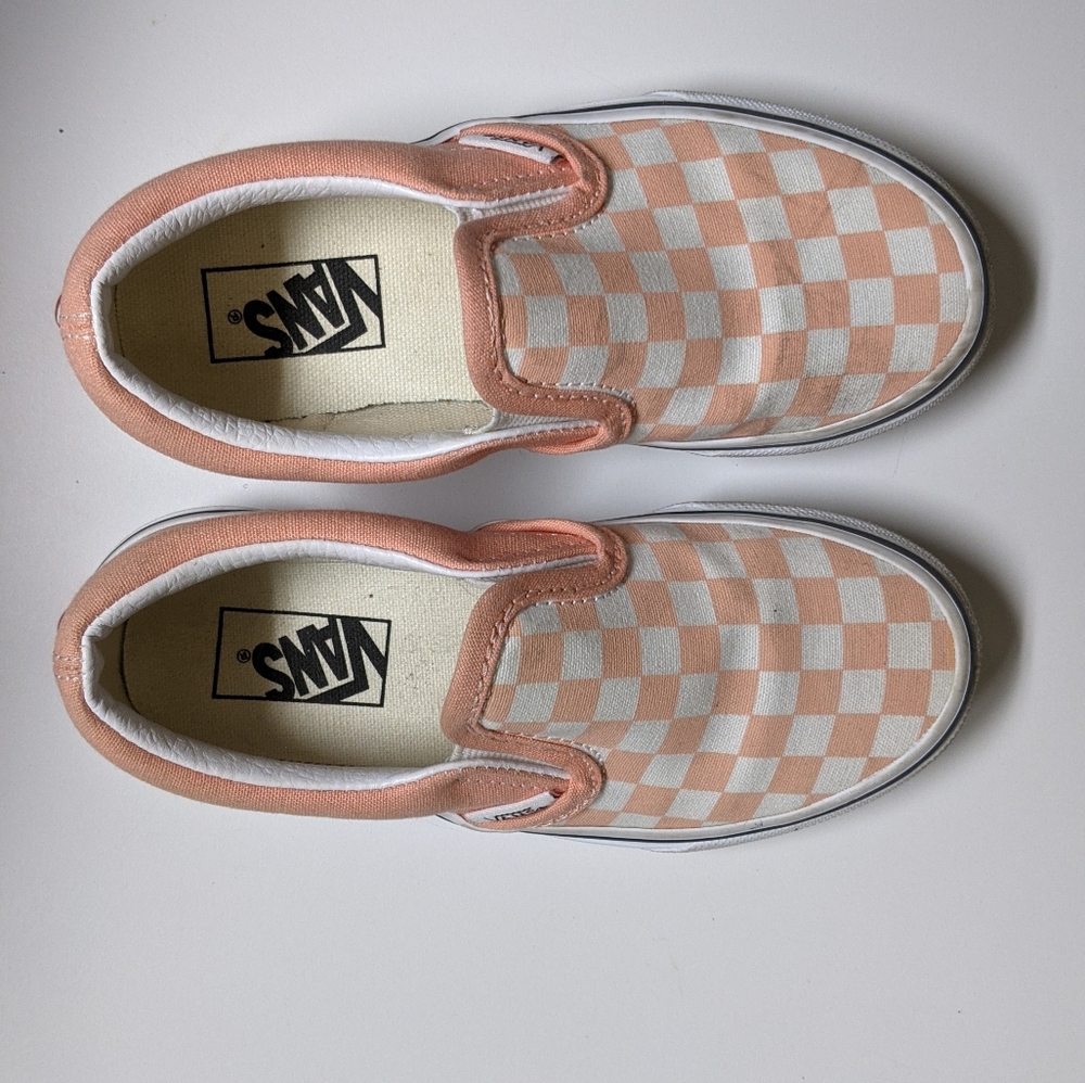 Kids Vans Shoes Peach 12